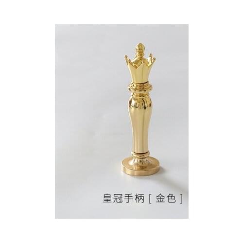 Retro Gemstone Sealing Wax Stamp Handle DIY Hobby Tools Seal Stamp Replace Handle Head Sealing Wax Bead Spoon Stamp Craft Gift