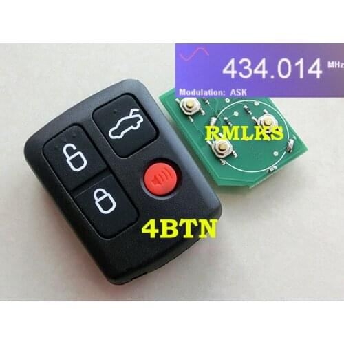 RMLKS 5pcs/lot Remote 3 4 Button Keyless Entry Fob 433 mhz Fit For BA BF SX SY Territory For Falcon