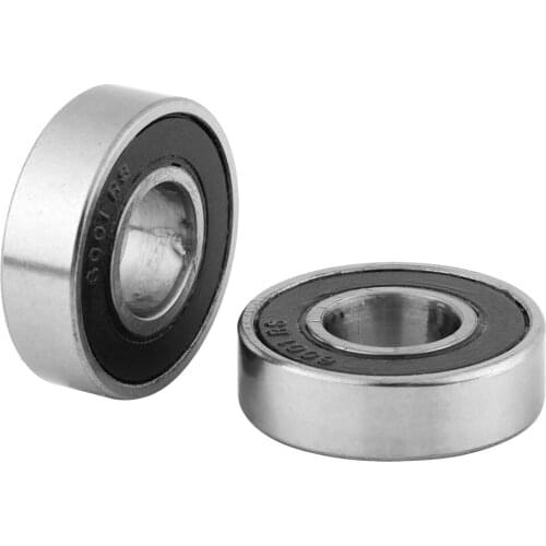 10 Pcs Durable Multi-Use Rubber Sealed Deep Groove 6001-2RS Ball Bearings For cars ships household appliances etc