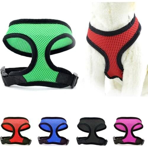 Dog Harness Vest Training for Chihuahua Puppy Soft Mesh Pet Harness for Dogs Cats Petshop Puppy Collar Cat Pet Dog Chest Strap