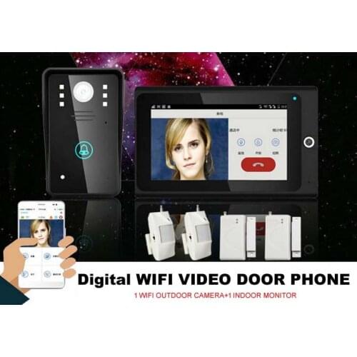 MOUNTAINONE high-definition intelligent WIFI network wireless video intercom doorbell with anti - theft alarm video door phone