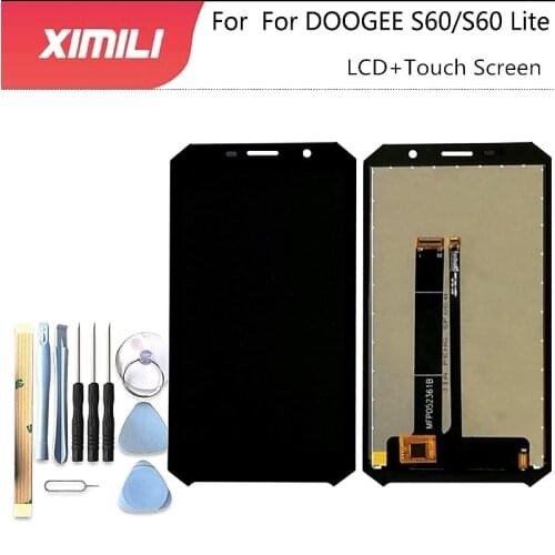 5.2 inch Doogee S60 S60 Lite LCD Display+Touch Screen 100% Original Tested LCD Digitizer Glass Panel Replacement For Doogee S60