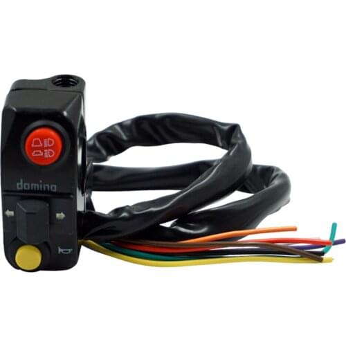 1pcs Universal 7/8" Aluminum Motorcycle Switches Handlebar Mount Headlights Electronic Turn Signal Horn Light Switch Buttons