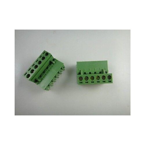 10pcs Block Terminal Connectors 2EDG 5.08-6P 90 Degree