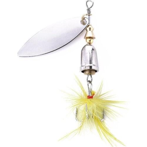 5Pcs Spinner Spoon Metal Sequin Bait Fishing Lure 6g Wobblers CrankBaits Fishing Trout Spoon for pike Metal Jigging Lure