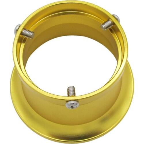 50mm Motorbike Horn Air Filter Wind Cup For 24/26/28/30mm Carb Red Gold