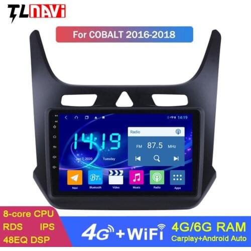 6G+128G Android 10 Car DVD GPS Stereo Audio Navigation System For Chevrolet Cobalt 2016 2017 2018 Radio Player