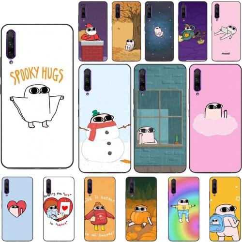YNDFCNB Pink big eyes Ketnipz Phone Case for Huawei Y5 II Y6 II Y5 Y6 Y7 Prime Y7Plus Y9 2018 2019
