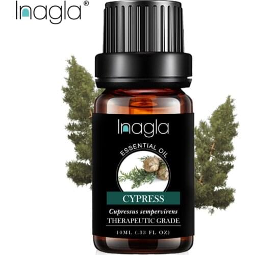 Inagla Cypress Essential Oils 100% Pure Natural 10ML Pure Essential Oils for Aromatherapy Diffusers Oil Home Air Care