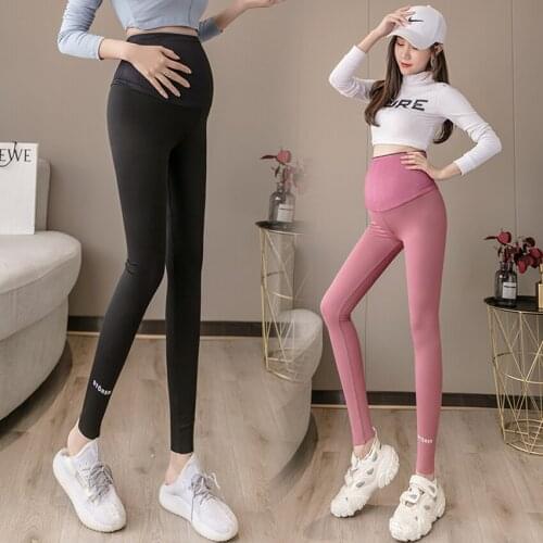 Stomach lift Waist Belly Cotton Maternity Legging Spring Casual Skinny Pants Clothes for Pregnant Women Autumn Pregnancy