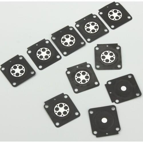 10pcs FS55 Chainsaw Carburetor Lawnmower Metering Diaphragm Gaskets For ZAMA A015053 STIHL FS38 Trimmer Brush Cutter FS55