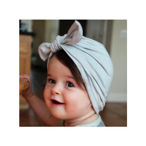 1pcs Cute Bow-knot Cotton Baby Boy Girl Hats Spring Autumn Newborn Rabbit Ears Caps Infant Bohemia Style Hat Accessories