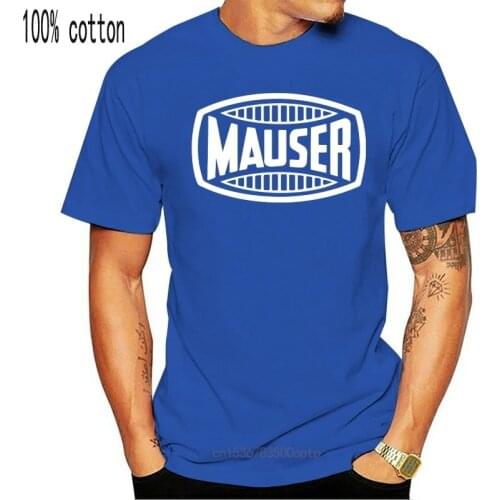 New Mauser Old Logo 3 Men T Shirt 2018 Short Sleeve Cotton T Shirts Man Clothing 031515