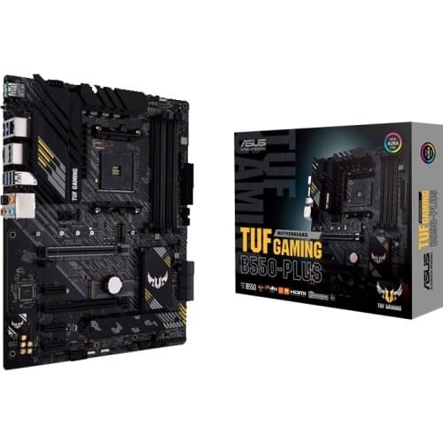 NEW For ASUS TUF GAMING B550-PLUS Motherboard Socket AM4 M.2 nvme ssd For AMD B550 Original Desktop Mainboard