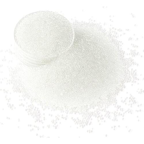 Pandahall 50g/lot 0.6~0.8mm Clear Transparent DIY 3D Nail Art Decoration Mini Glass Micro Tiny Caviar Beads F95