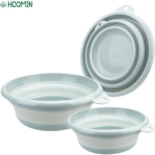 Portable Foldable Basin for Outdoor Fishing Camping Folding Laundry Tub Save Space Laundry Bason Bathroom Kitchen Accessories