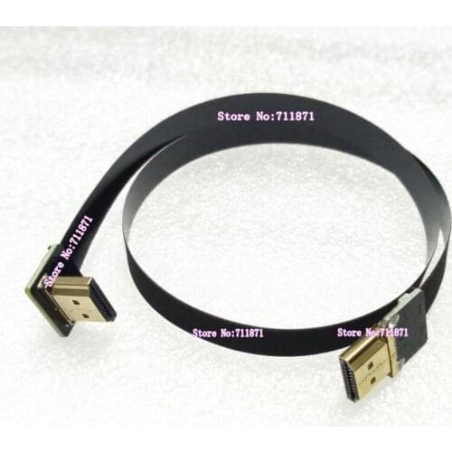 Right Angle Up Bend UAV unmanned aerial vehicle HDMI Cable Line FPV HDTV Aerial Photography HDMI Cable Line FPV HDMI Line Cable