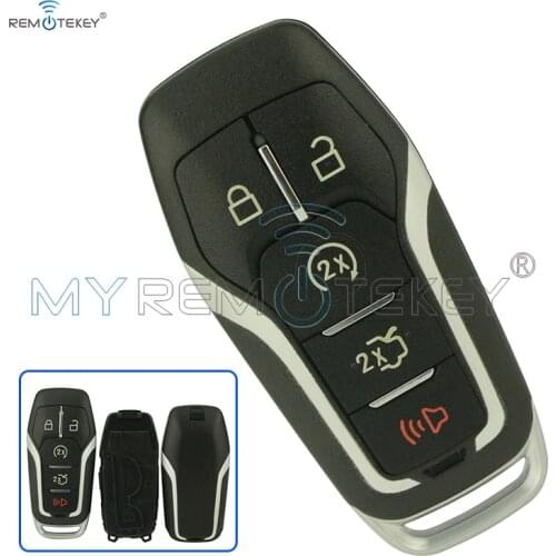 Remtekey Remote Smart key case shell 5 button 164-R7989 for Ford Edge Explorer Fusion M3N-A2C31243300 2013 2014 2015 2016 2017