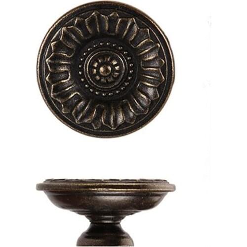 39mm rustico distress vintage furniture knobs bronze drawer cabinet knobs pulls antique brass dresser door pulls handles