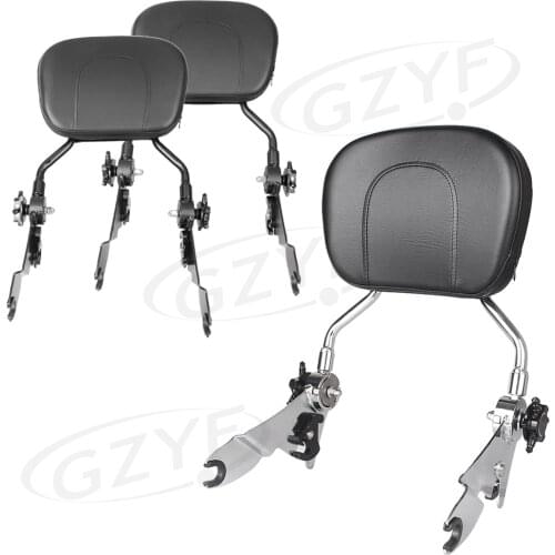 Detachable Sissy Bar Backrest Luggage Rack For Harley Touring Street Glide Road King 2008 2009 2010 2011 2012 13 14 2015 2016