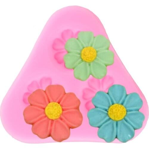 Sugarcraft Flower Silicone Mold Chocolate Candy Clay Molds Jewelry Resin Mould DIY Cupcake Topper Fondant Cake Decorating Tools