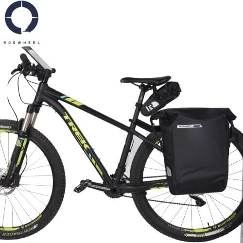 Roswheel Full Waterproof 3L Mountain Road Bike Bicycle Handlebar Bag Pannier Pouch Basket Dry Series 111361