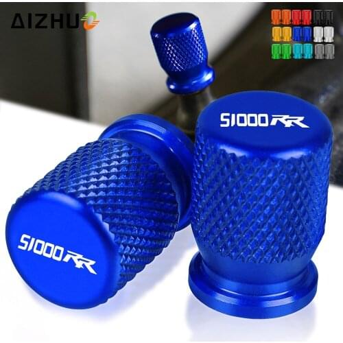 Universal FOR BMW S1000RR S1000 RR 2010-2018 2017 2016 2015 CNC Vehicle Wheel Tire Valve Stem Caps Cover Motorcycle Accessories