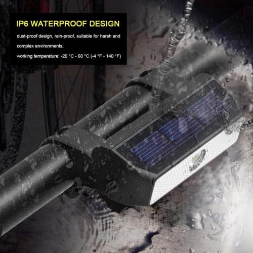 Bike Light Smart Solar Headlight Waterproof LED Bicycle Front Light Reading Light Super Bright for Mountain Bike Electric Scoote