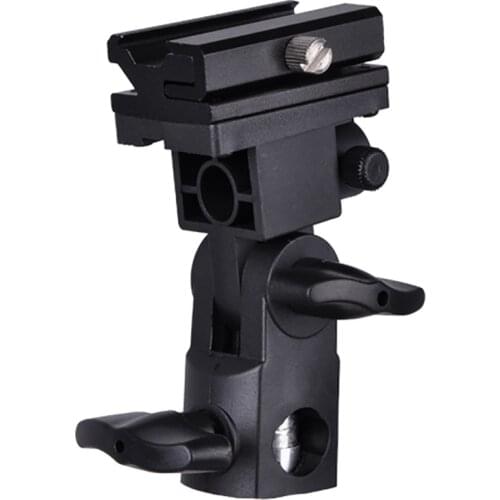 Camera Flash Speedlite Mount Universal Light Stand Adjustable Flash Bracket Shoe Mount Speedlite Stand Camera Umbrella Holder