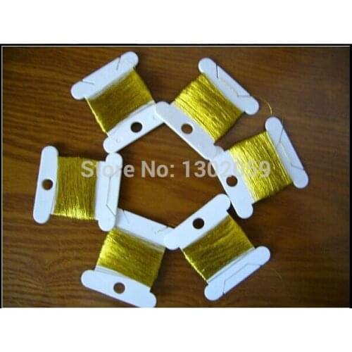 High Quality Total 12 pieces Embroidery Cross Stitch Gold And Silver Thread Floss Computer Embroidery Thread