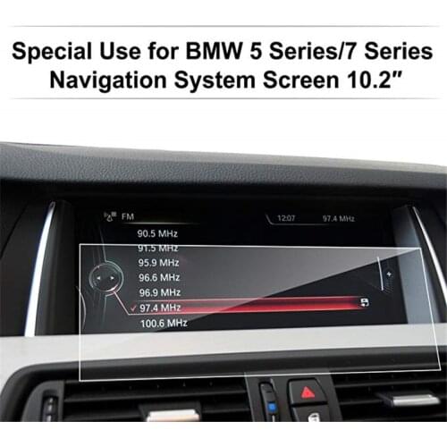 Car Tempered Glass Navigation Infotainment Center Touch Screen Protector for BMW 5 Series / 7 Series 10.2-Inch Rectangle Screen