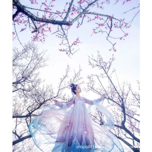 2019 summer hanfu national costume ancient chinese cosplay costume ancient chinese hanfu women hanfu clothes lady chinese stage