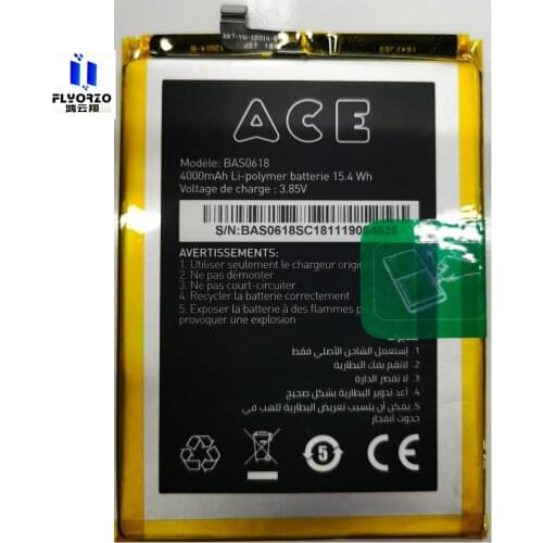 100% Brand new high quality 4000mAh/15.4Wh BAS0618 Battery For ACE BAS0618 Mobile phone