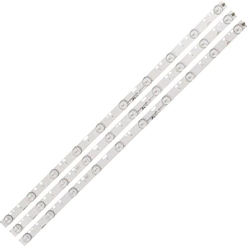 100%NEW 3Pieces/lot 32 "universal light bar10 lamp 3V length 57CM LED backlight bar aluminum DLED32DH3101005.B