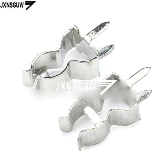 100PCS 5x20mm Fuse Holder Clip Chassis Glass Quick Fast Blow Fuses Welding Holder All-copper nickel-plated fuse holder 5*20MM