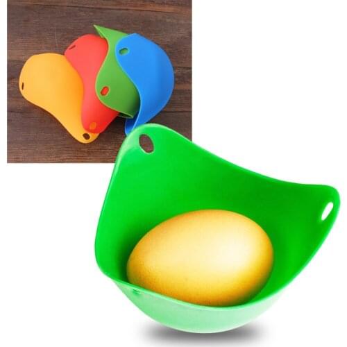 2pcs Silicone Egg Boiled Mold Poacher Cook Poach Pods Poached Kitchen Easy Cooking Tool Accessory