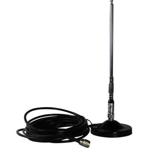 Indoor Sucker Collapsible Vehicle FM Telescopic Antenna for 5W 7W 15W Radio Transmitter