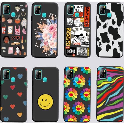 For Infinix Hot 10 Lite Case Silicone Soft Back Cover forInfinix Hot 10 Lite Bumper Phone case for X657B Covers Hot 10Lite Cases