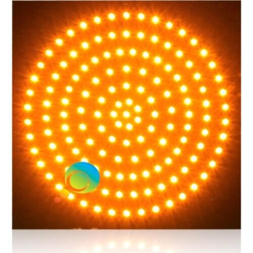DC12V CE RoHS approved high quality yellow PCB board LED traffic signal light