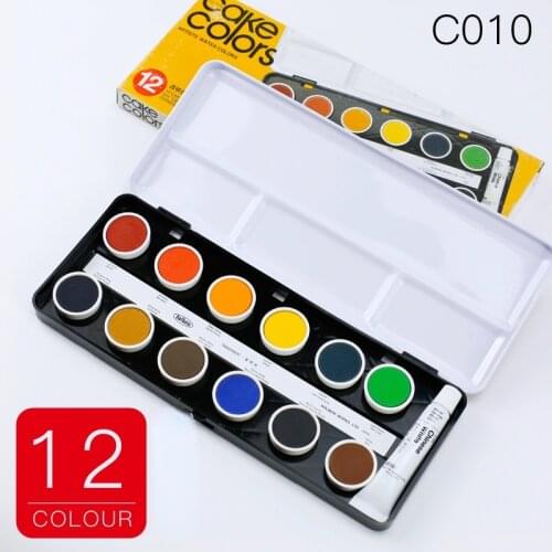 Holbein Watercolor Artist 12 Colors 24 Colors Transparent Solid Watercolor Powder Pigment Set