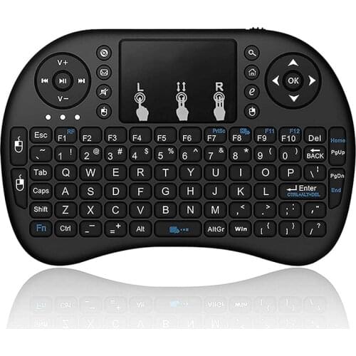 I8 Mini Wireless Keyboard 2.4GHz Russian English Version Air Mouse With Touchpad for Laptop Android TV Box PC