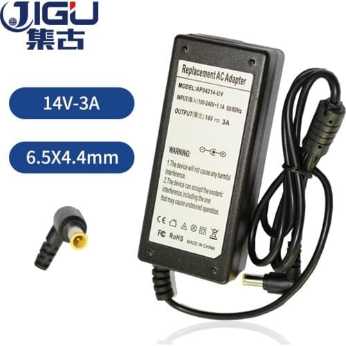 JIGU 42W 14V 3A 6.5*4.4MM Replacement For Samsung Laptop AC Charger Power Adapter Input 100-240V free shipping