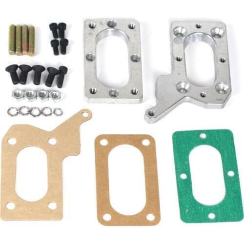 SherryBerg fajs EMPI Carb carburetor Adapter for Mazda Dodge Mitsubishi Chrysler 1.6 2.0 2.6 rep Weber 32/36 38/38 DGV DGEV DGAV