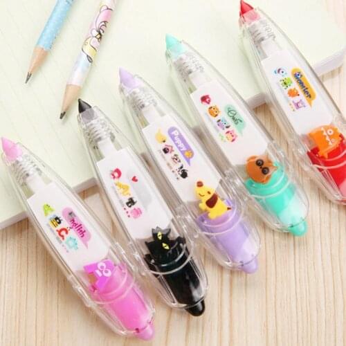 Cute Cat Dog Owl Print Press Correction Tape Diary Scrapbooking Decorative Pen