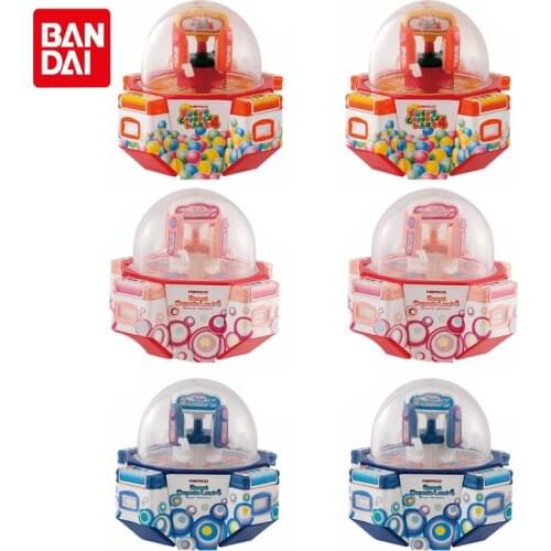 BANDAI Genuine Cute Mini Sweet Capsule Land Toys Gacha Paradise Miniature Game Machine Scene Model Toys Gifts for Children