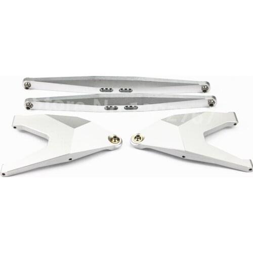 RC Car Alloy Front And Rear Lower Suspension Arms Metal OP Swing Arm Pull Rod For 1/7 TRAXXAS UDR Unlimited Desert Racer Upgrade