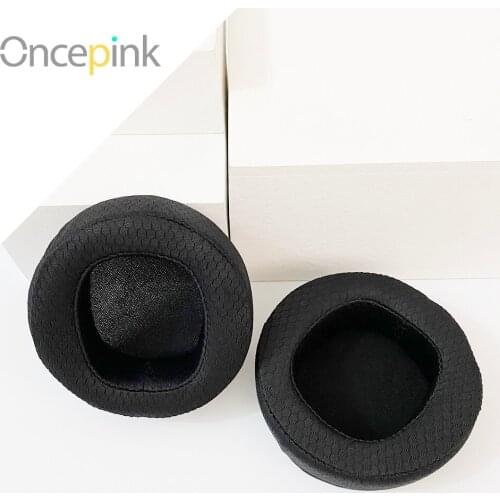 Oncepink Replacement EarPads For Bluedio H+ Headphone Breath Cloth Ear Cushion Cover Repair Parts