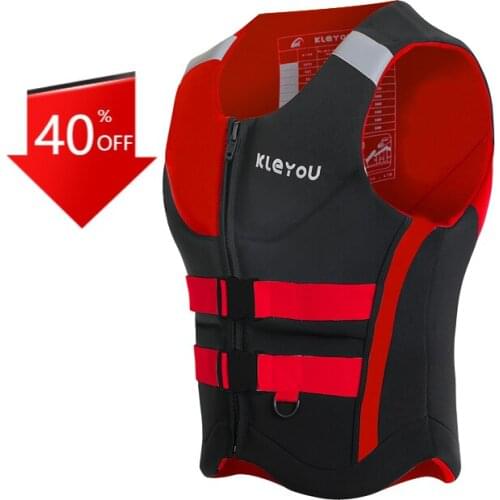 Life Saving Neoprene Vest Surfing Adult Life Jacket For Swimming Drifting Motorboat Buoyancy Life Jacket For Men And Women