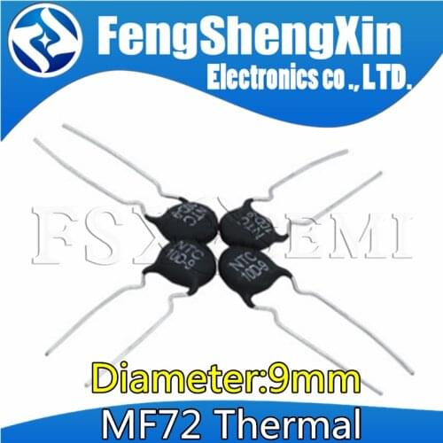 10pcs MF72 Thermal Resistor 9mm 3D-9 3R 5D-9 5R 8D-9 8R 10D-9 10R 12D-9 12R 16D-9 16R 20D-9 20R 22D-9 22R 33D-9 33R 50D-9 50R