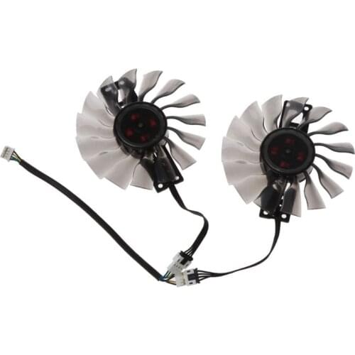 2Pcs GA92S2H 90mm 4PIN VGA Fan For GTX960 GTX970 GTX1080Ti 1080 Cooler Graphics Card Cooling Fan
